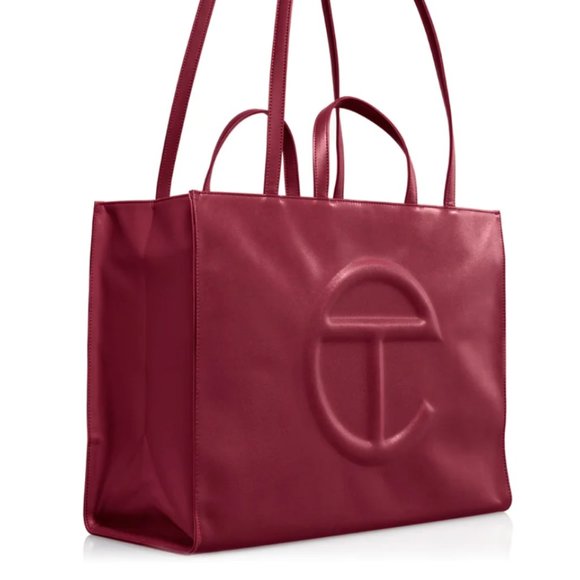 Telfar LARGE Shopping Bag - Oxblood - Picture 2 of 3